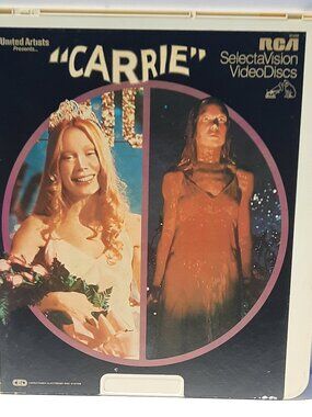 Vintage 1976 FOX Carrie Horror Stephen King Sissy Spacek CBS CED Video Disc